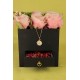 Pembe Güller 10 Adet Kare Kutu Dolusu Çekmeceli & Papatya Kolye Altın Kaplama Sevgiliye Hediye