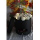 Beyaz Güller Kutu Dolusu 13 Adet Papatya Kolye Vintega Kalpli Led Işıklı Set Hediye