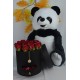 Kutu Dolusu Güller15AdetSevimliPeluş Panda aliteli 50cm AltınKaplamaPapatyaKolye LedIşıklı SetHediye