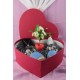 Kalp Kutu Dolusu Kar Küreleri Kolye Kalp Işık Melek Biblo Papatya Çiçek Sevgili Hediyee